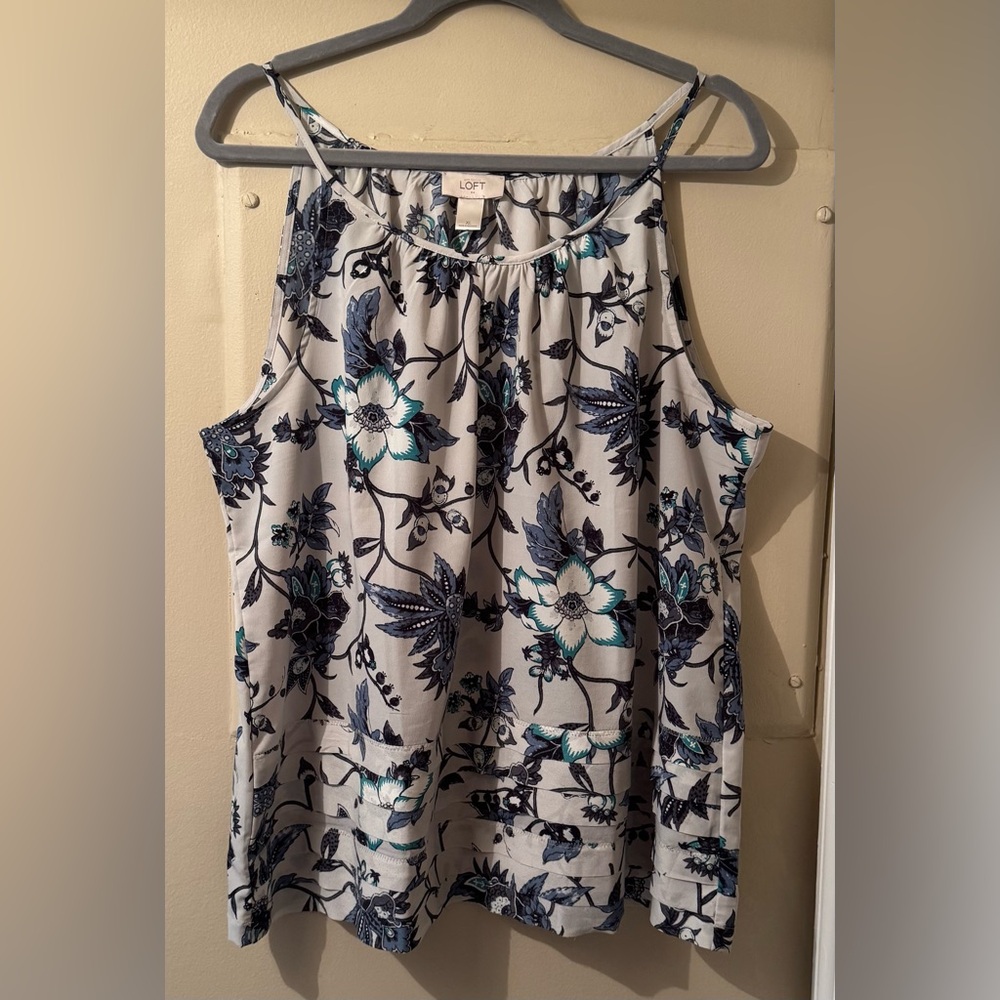 LOFT Floral Print Women's Tank Top
